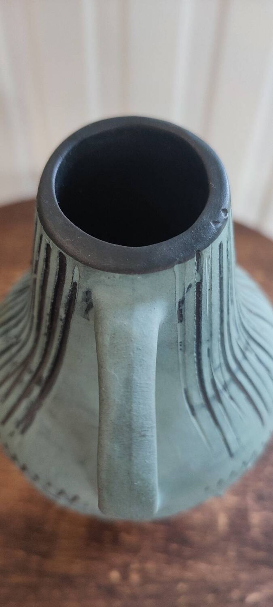 Vase pichet terre cuite vintage
