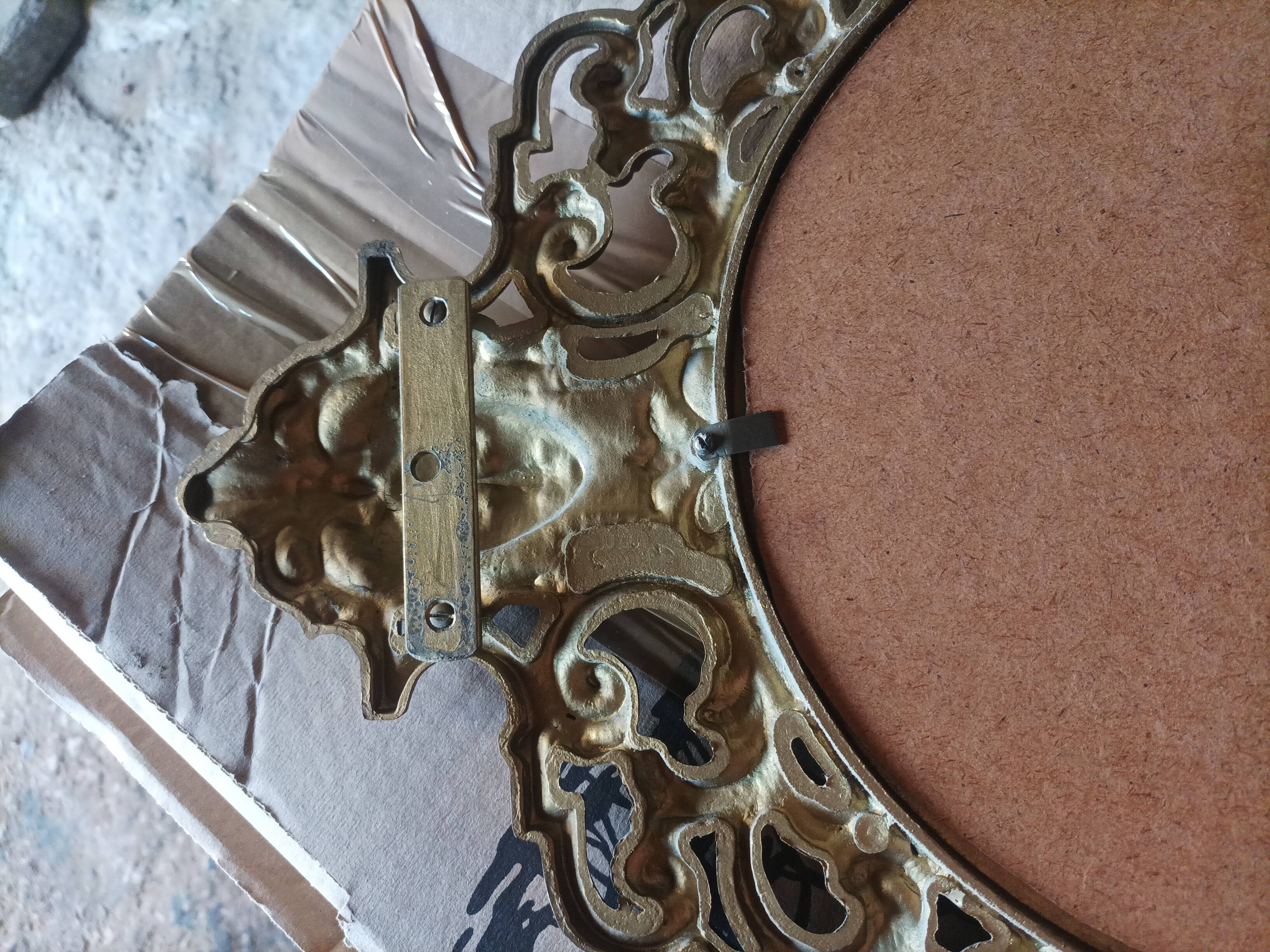 Wall console + matching mirror