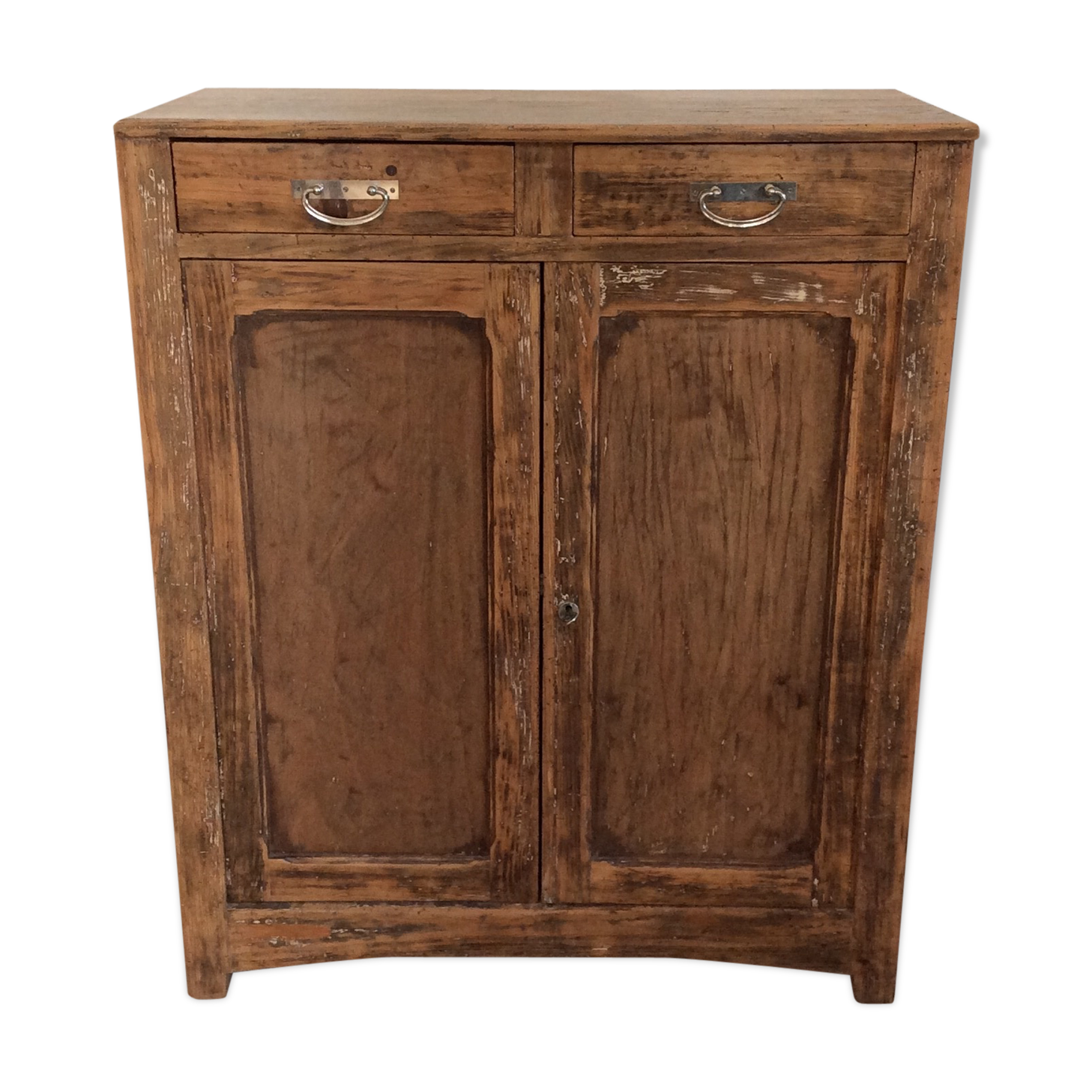 Parisian buffet two drawers two shelves and lock