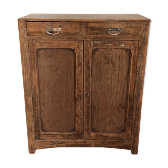 Parisian buffet two drawers two shelves and lock