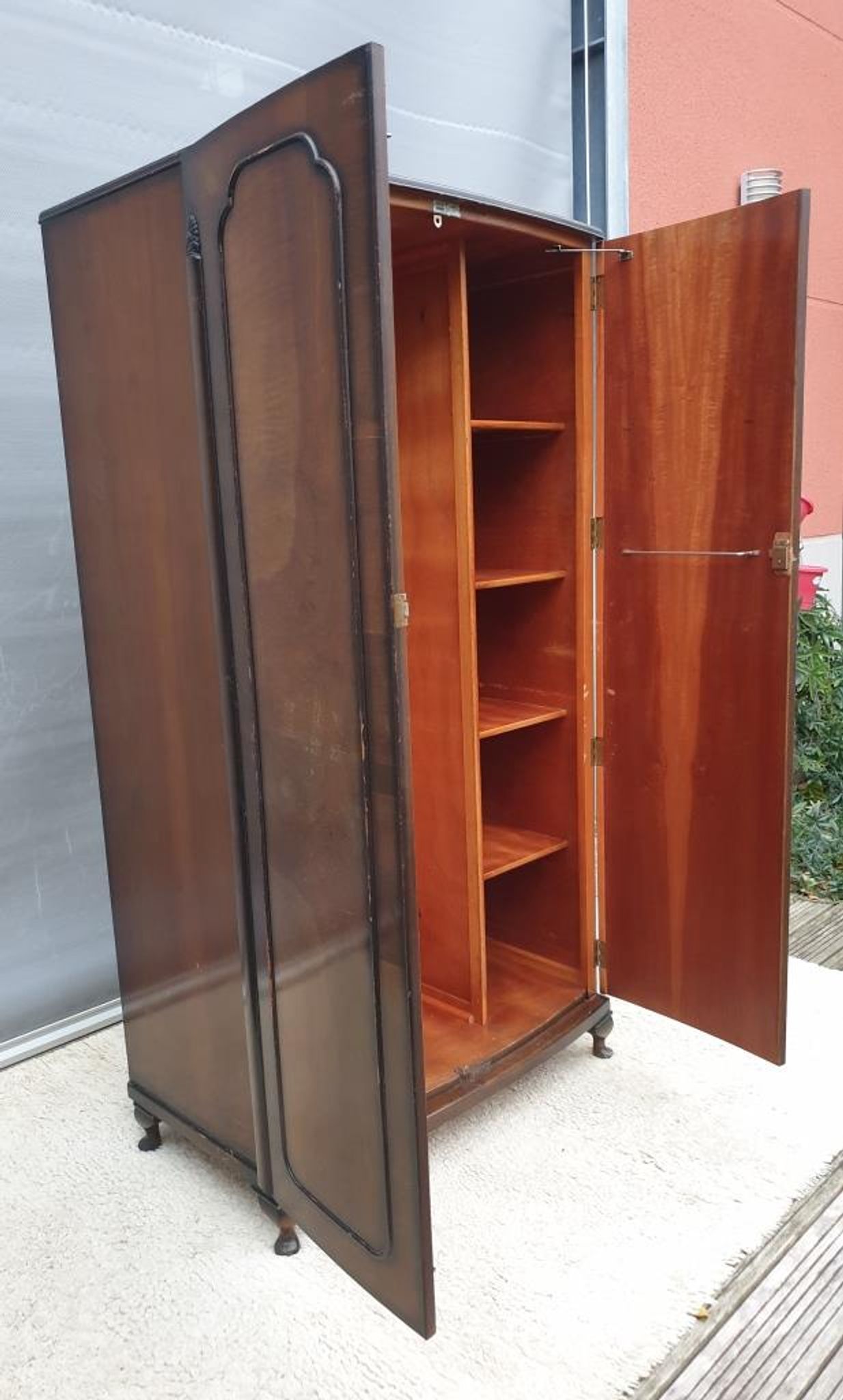 Armoire garde-robe du gentleman Art-Déco 1930 Butilux