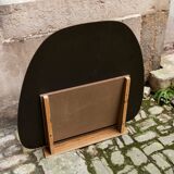 Mirror on symmetrical furniture 60s - 92x93cm