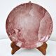 4 pink tie and dye soup plates Royal Tudor potteries Staffordshire England