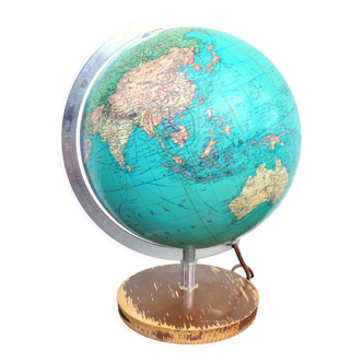 Vintage globe world map JRO Globus Munich