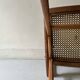 Designer chair in teak wood and cane, SNA Roset1950/60