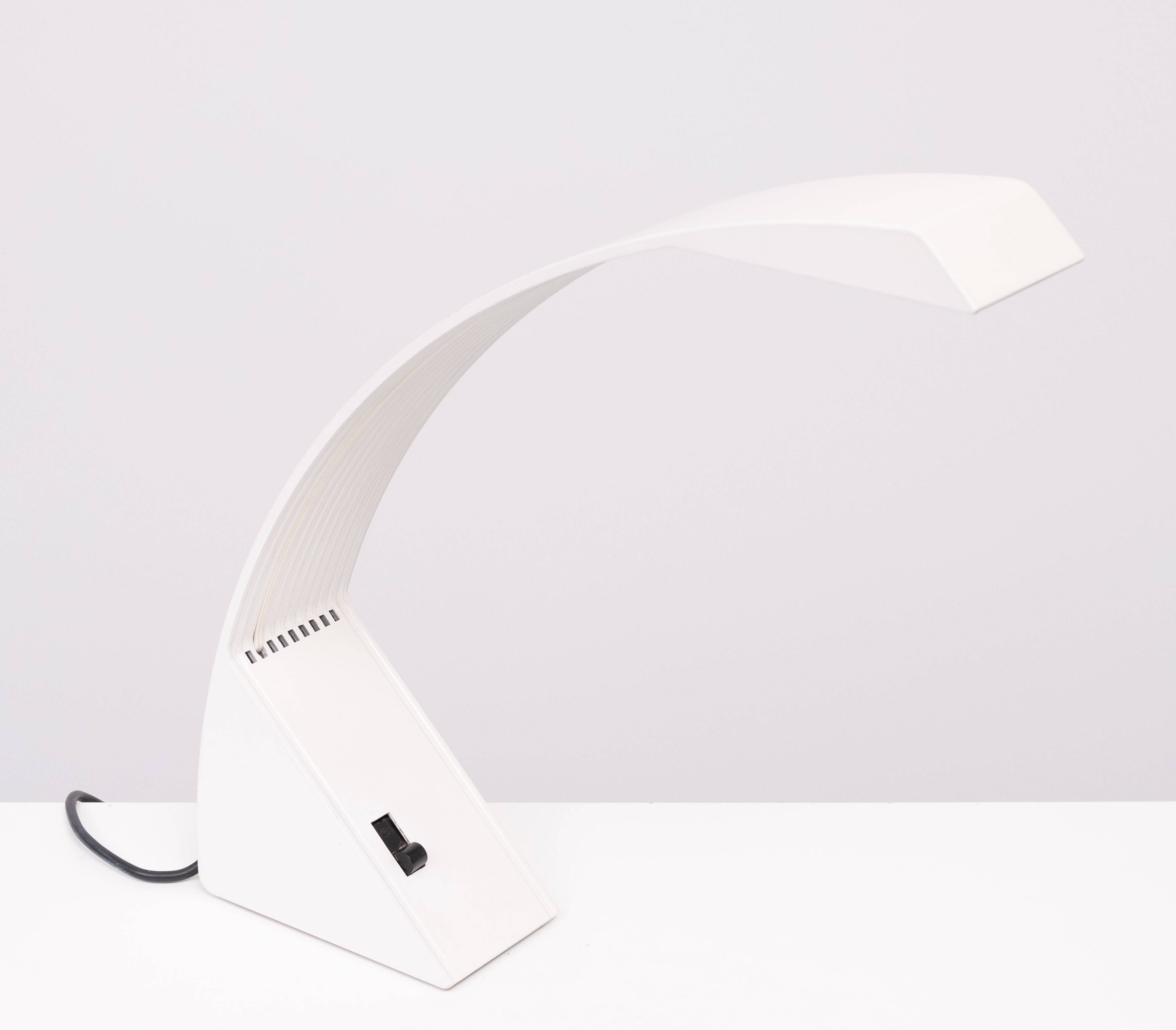 Arcobalena Table lamp minimalist post modern design marco zotta 1980s Italy