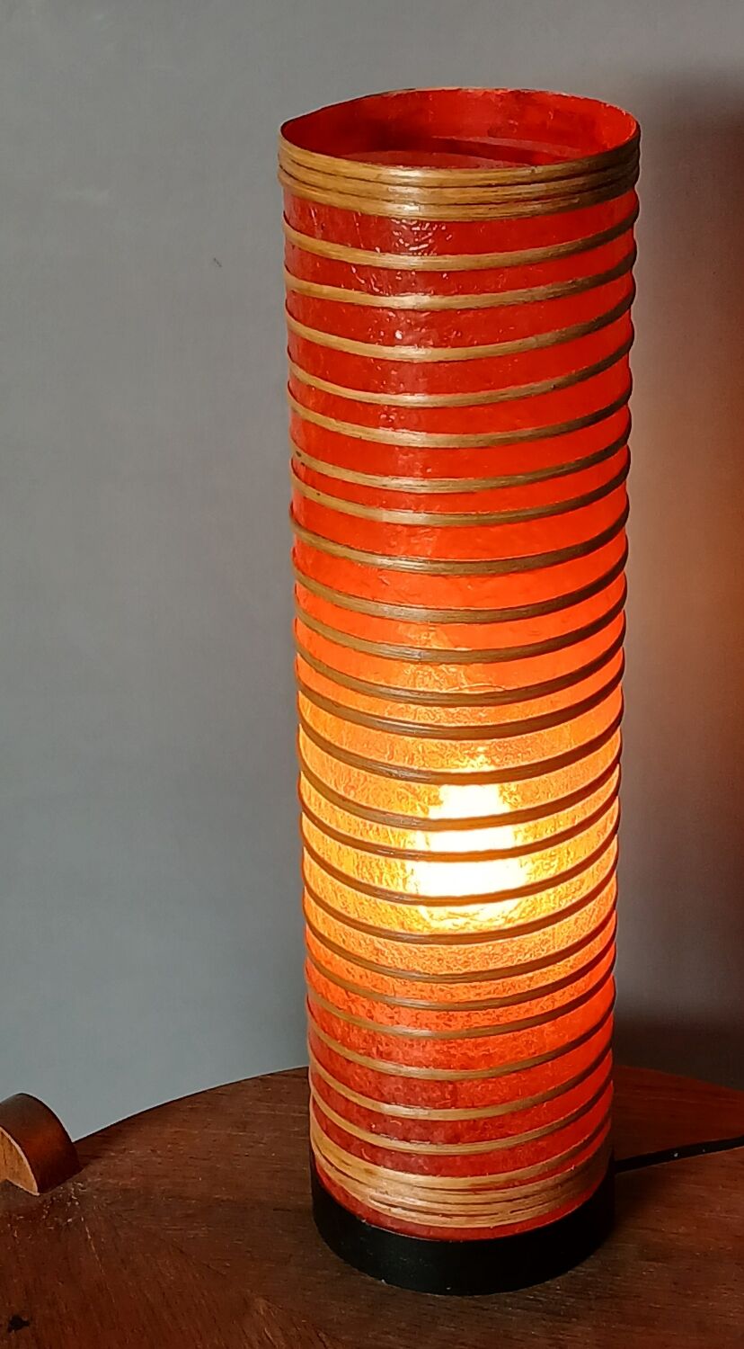 Fibreglass lamp from the 50s/60s.