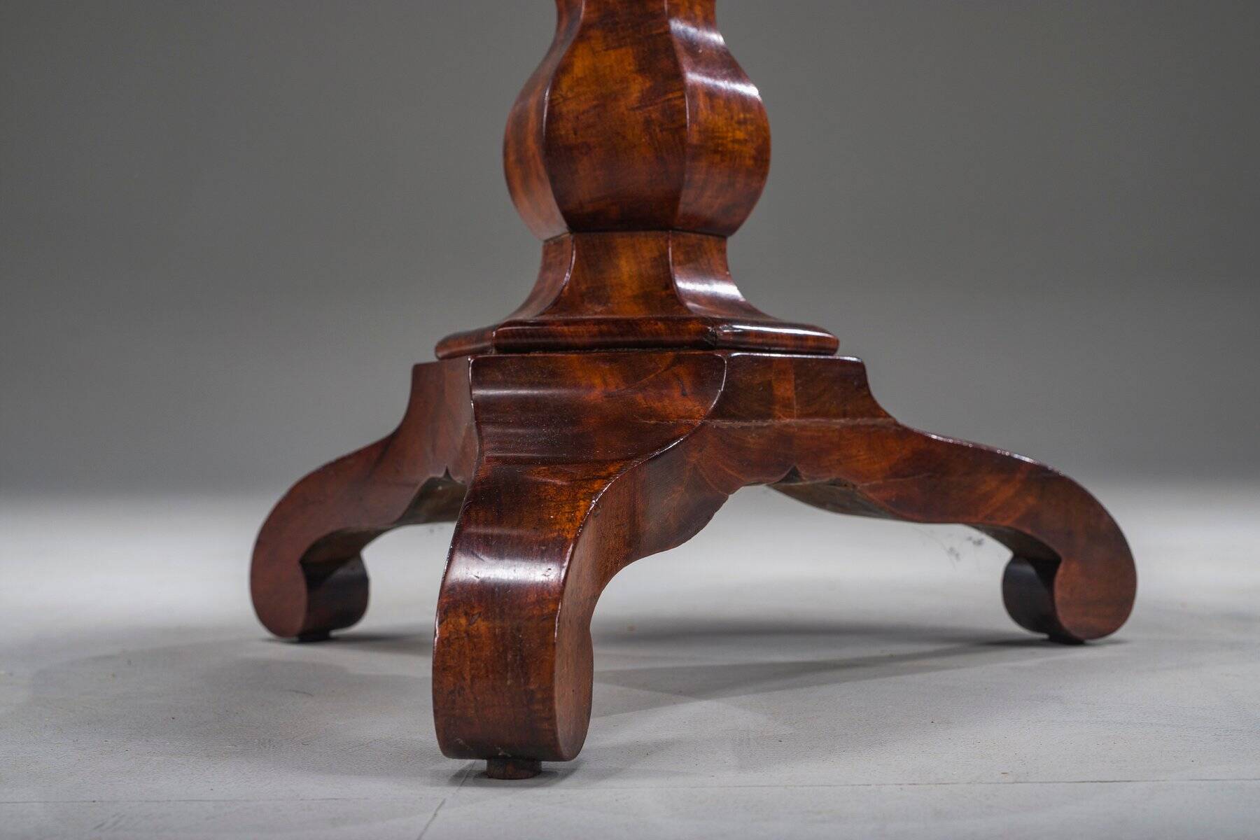 Table de couture Biedermeier en acajou, 1850