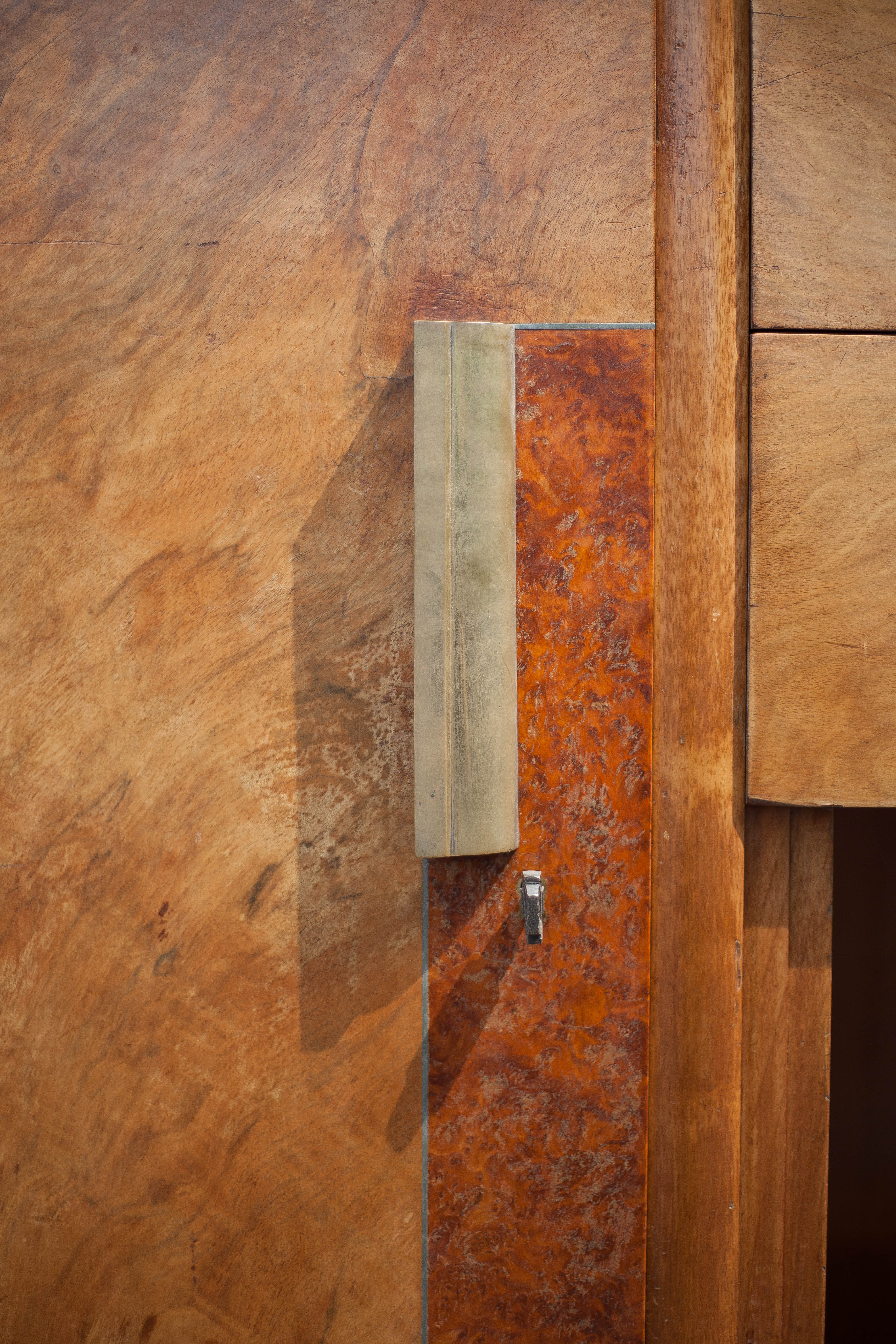 Art Deco signed sideboard, art deco