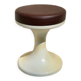 Tabouret space age vintage années 70