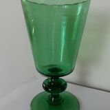 Puffed glass standing vase