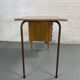 Bureau vintage en formica bois et métal