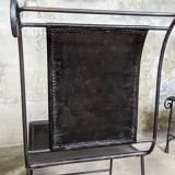 4 fauteuils en fer forgé