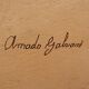 Vintage Mexican Hand Painted Terracotta Wall Plate - Amado Galvan - 1970s