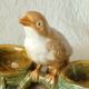Empty ceramic pocket slurry nest birds
