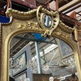 Large antique castle mirror