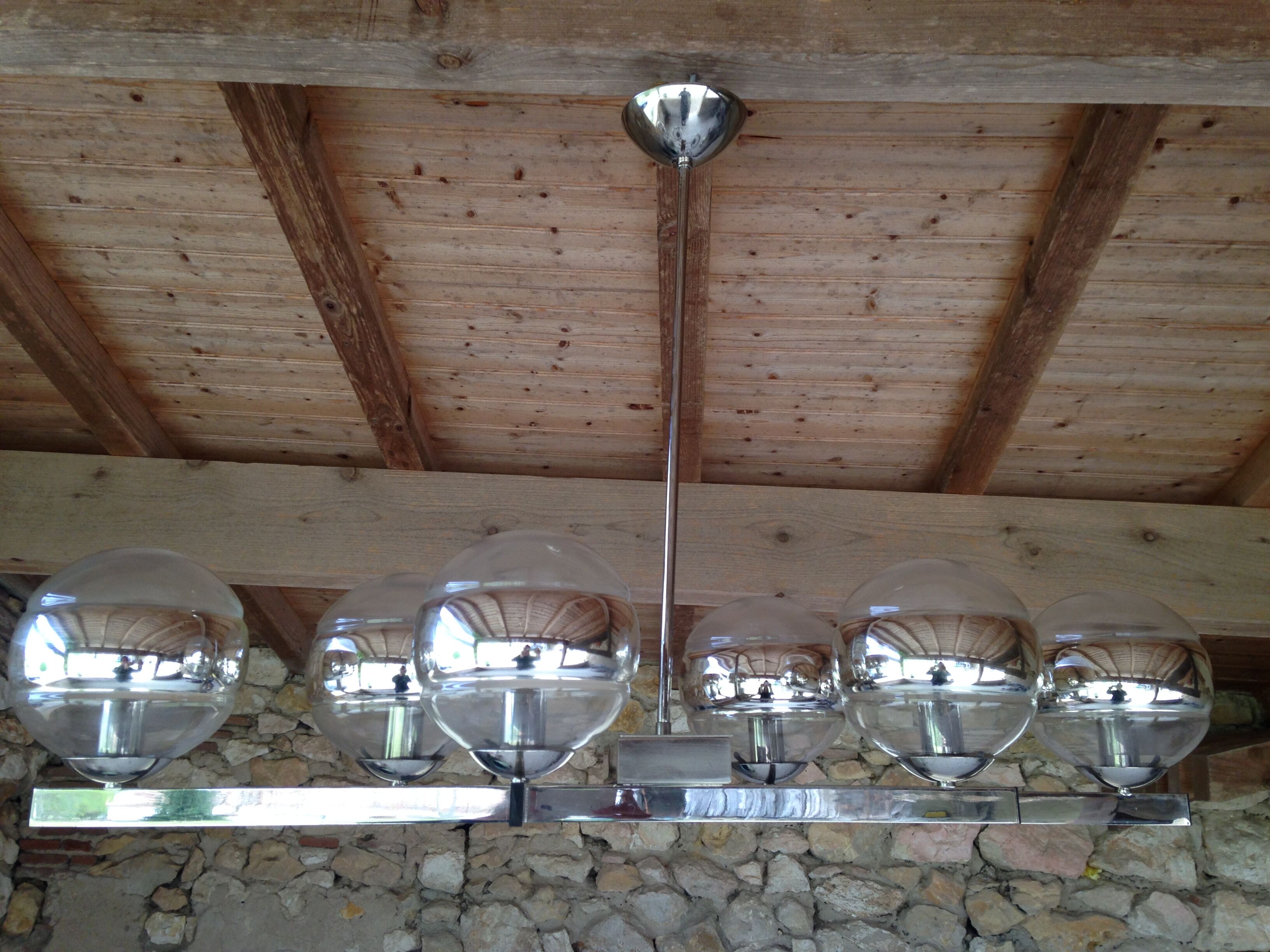 Italian chandelier, vintage 70