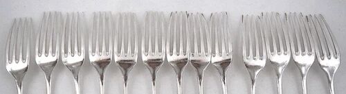 Silverware hotel Georges V, Christofle Albatros, 12 table settings, 24 pieces