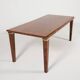 Vintage italian burl wood dining table from gdm, 1980’s