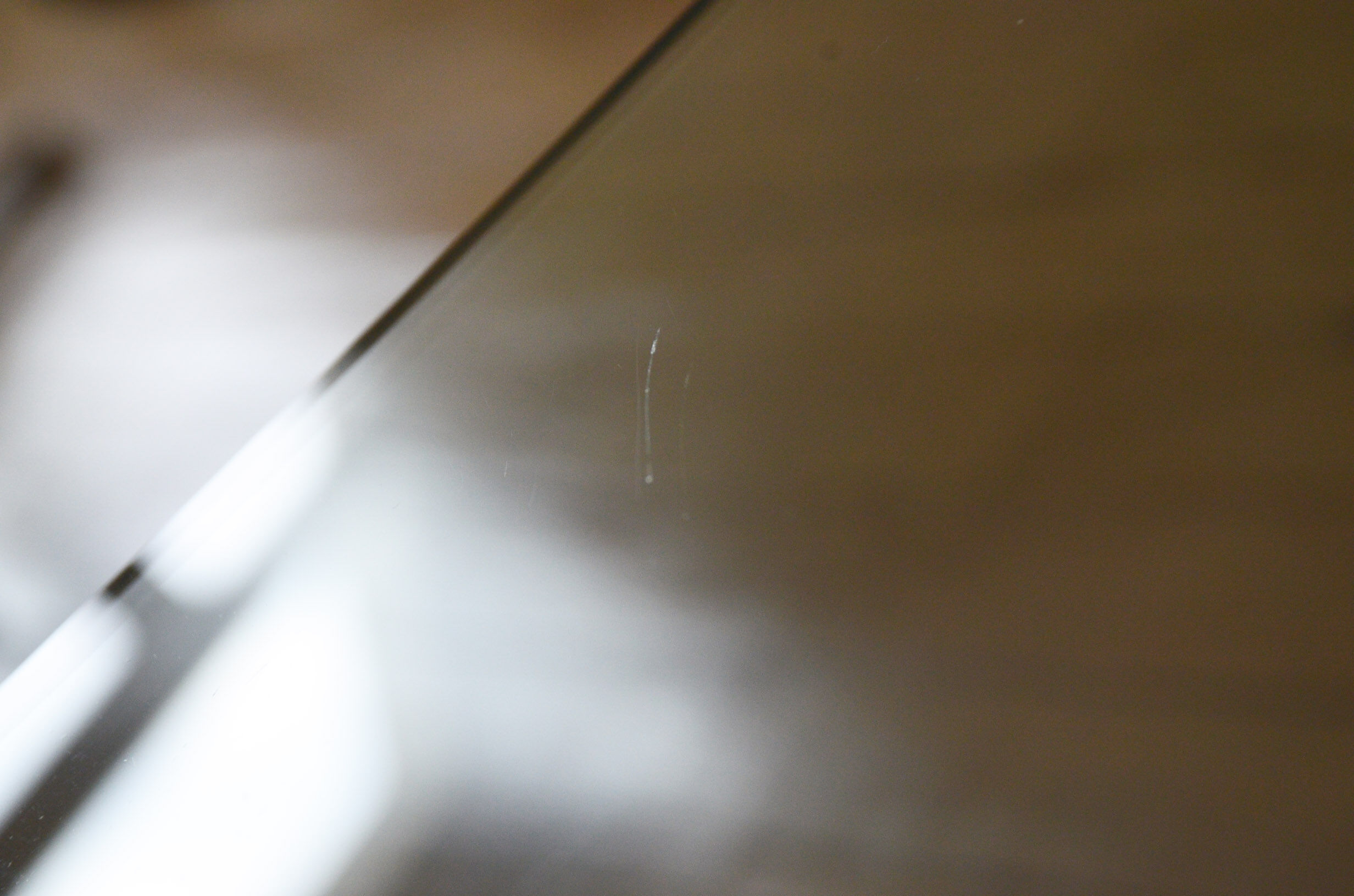 Glass coffee table door magazines 50s