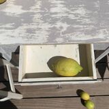 Old patinated table