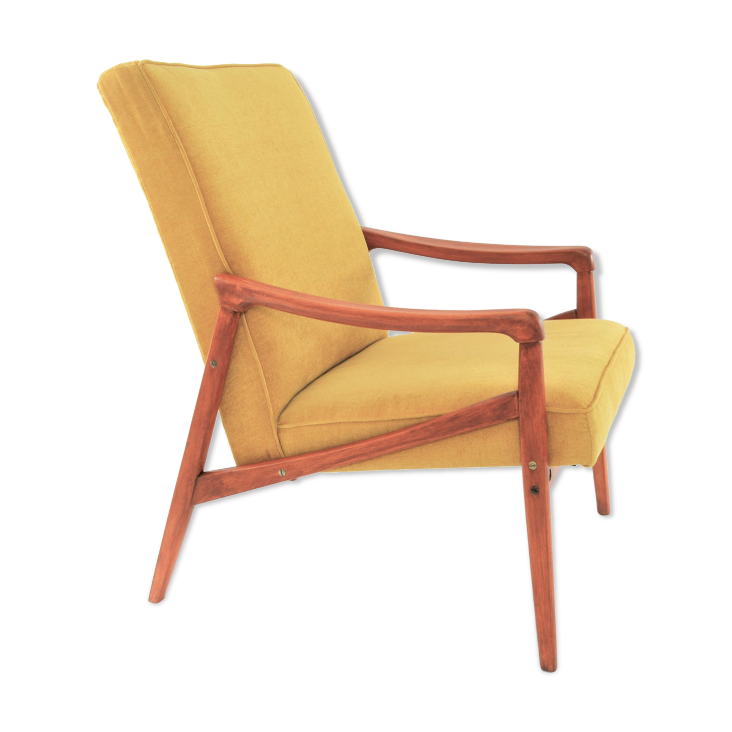 Yellow pen armchair