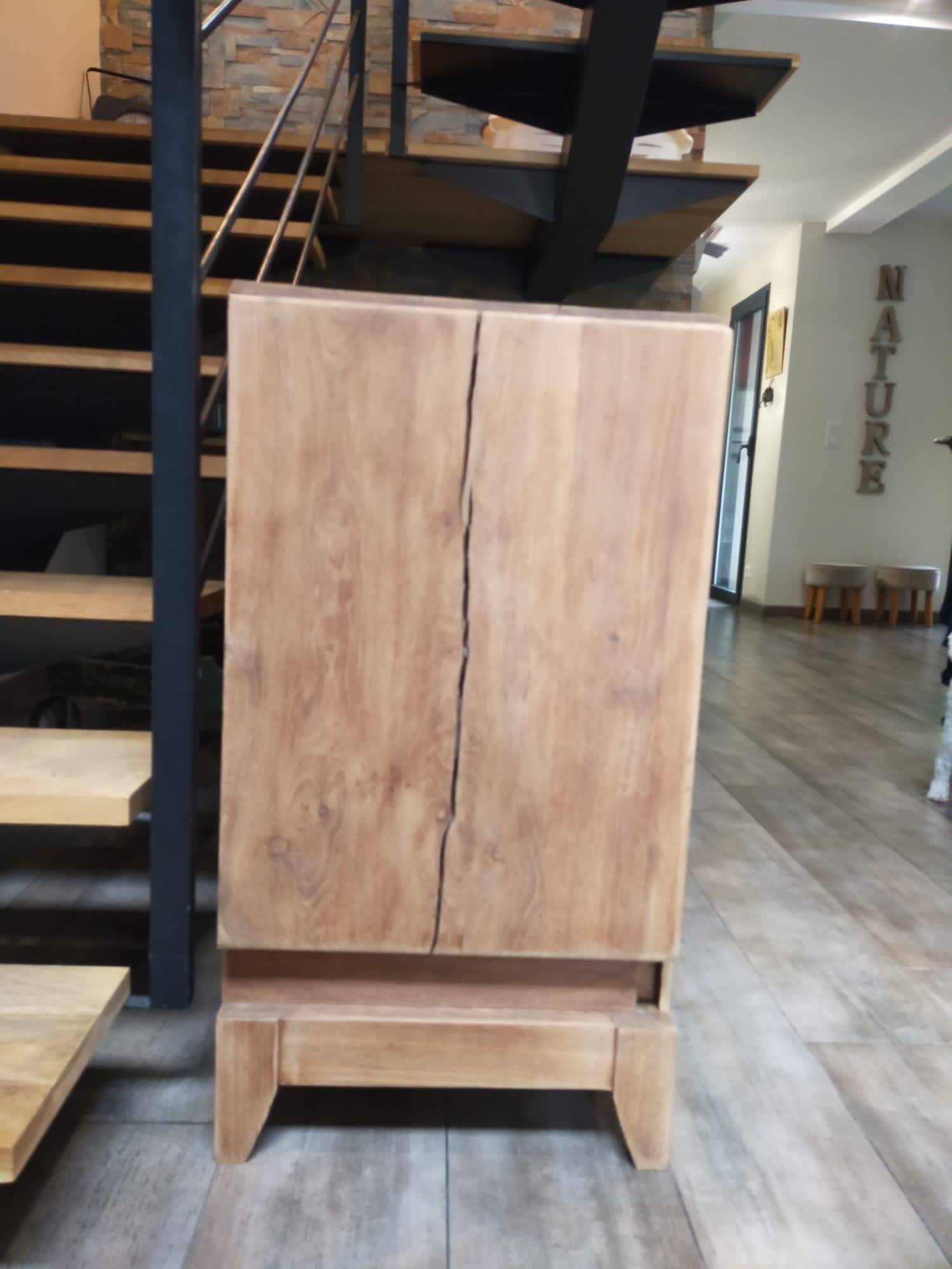 Commode chêne massif rénovée