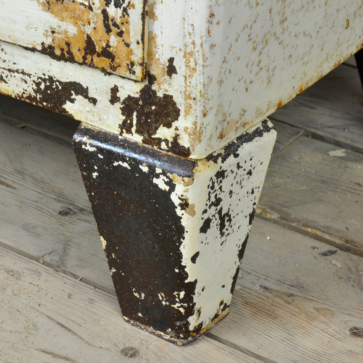 Vintage Steel And Glass Medical Cabinet, 1930's