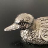 1 bottle opener duck shape in silver metal