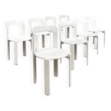 Set of off-white vintage chairs