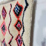 Handmade wool Berber rug 176 X 120 CM