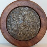 Stone and turned wood trivia signed