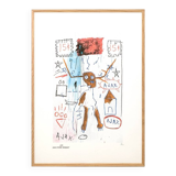 Jean-Michel Basquiat. Numbered colour silkscreen. 1990s.