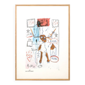Jean-Michel Basquiat, numbered colour silkscreen, 1990s