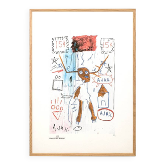 Jean-Michel Basquiat. Numbered colour silkscreen. 1990s.
