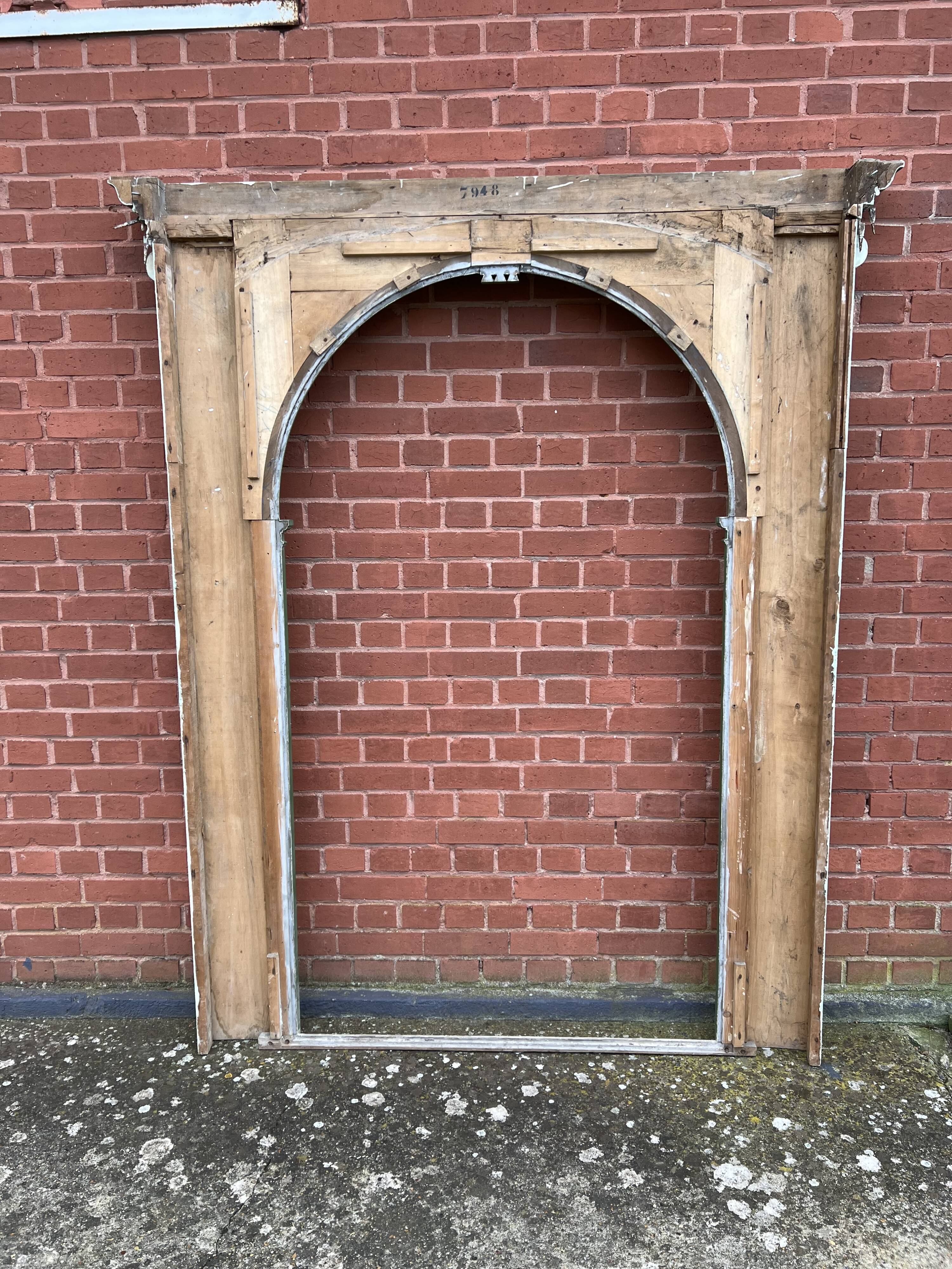 Wooden trumeau painted style Louis XVI XIX th century