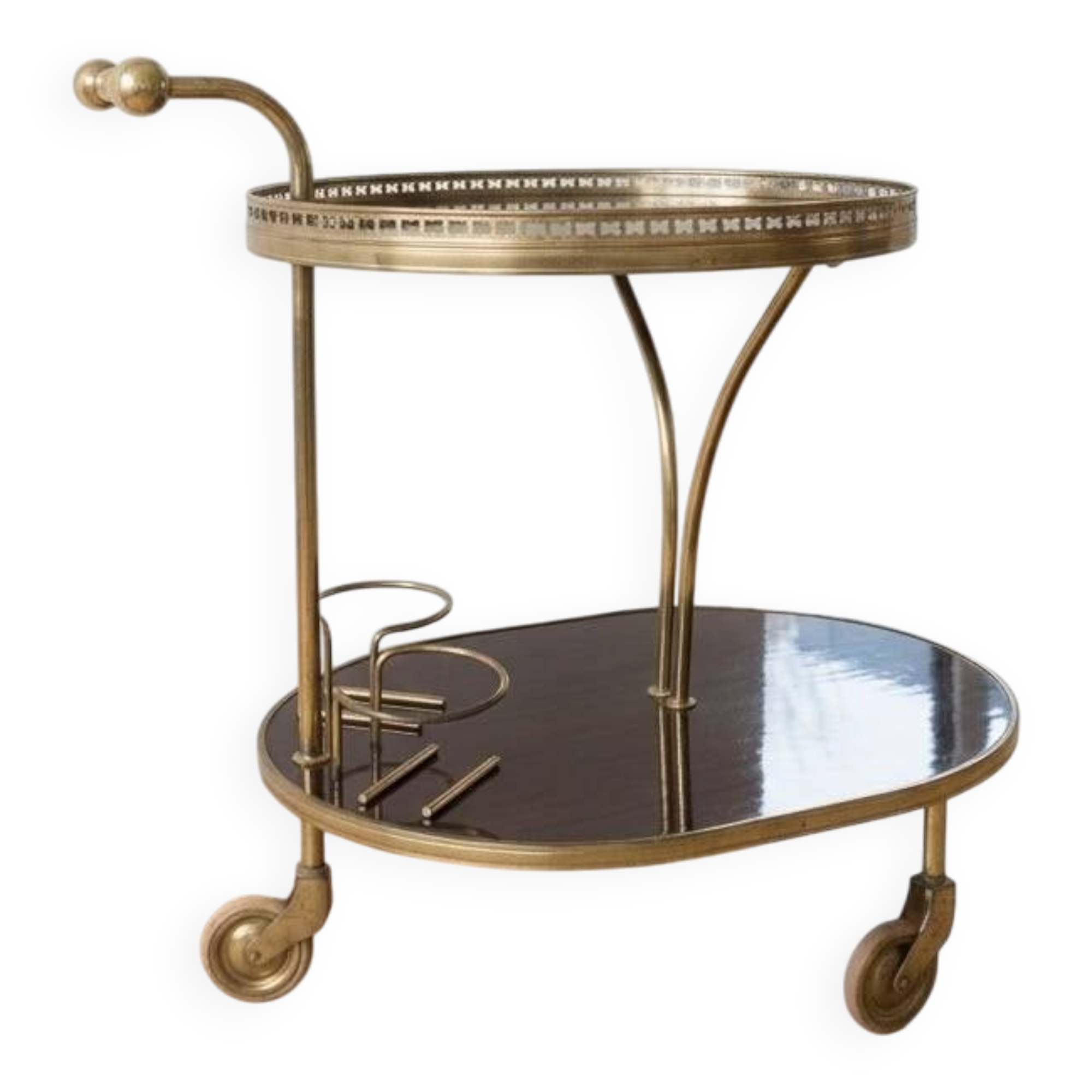 Magnifique desserte à roulettes vintage 1950/60