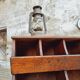 Antique grocery cabinet shop cabinet pine compartment unit 230 cm