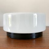 Ceiling lamp in vintage opaline 70s