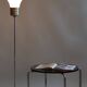 Mid-Century Modern Floor Lamp in Beech and Chrome, 1970s