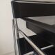Wassily B3 armchair in black leather Marcel Breuer, Bauhaus 1970