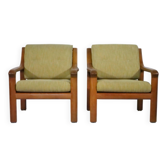 Danish Design Armchair Set – Teak, 1960s Vintage Mid-Century