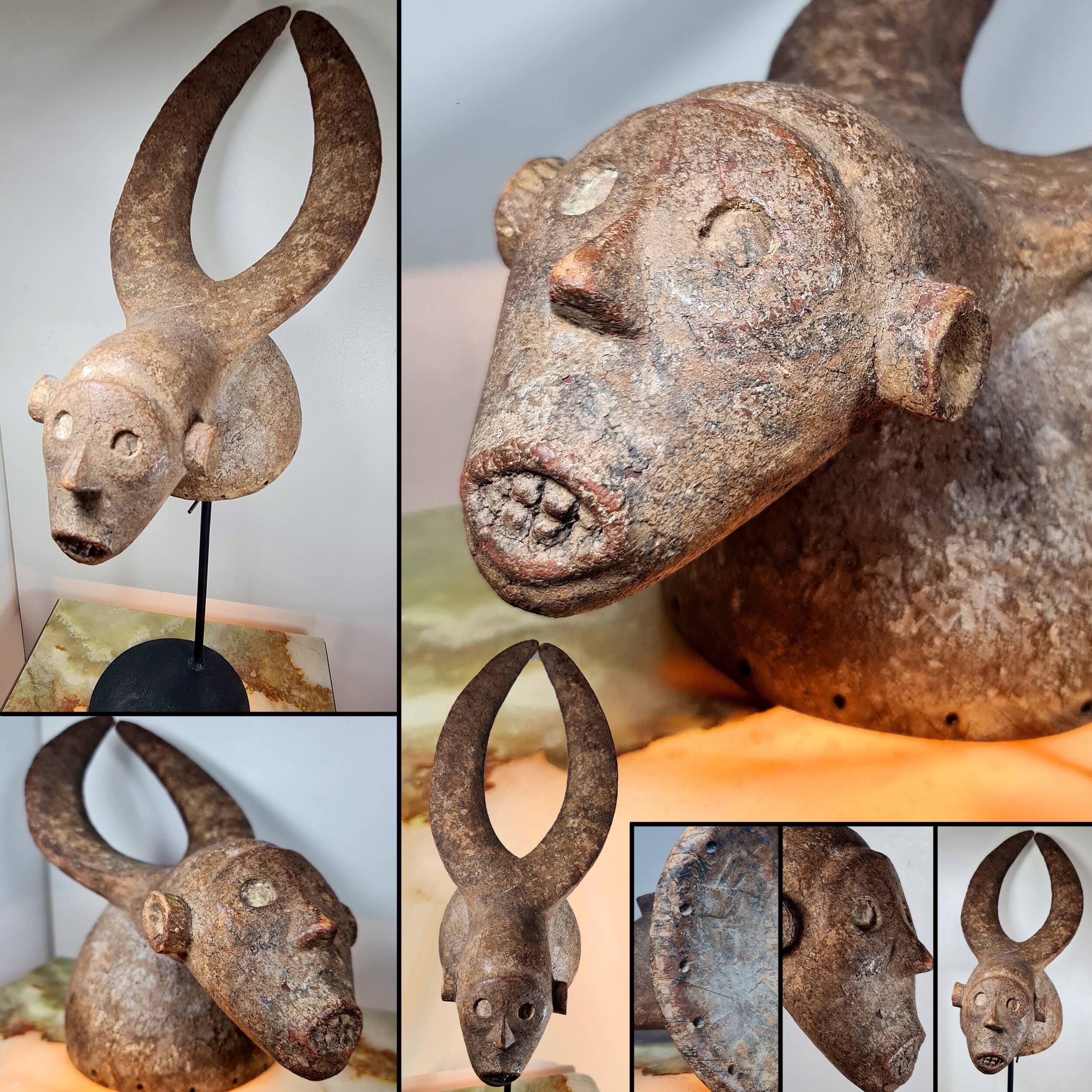 Agricultural Mask Mangam male - Mama / Kantana - Nigeria
