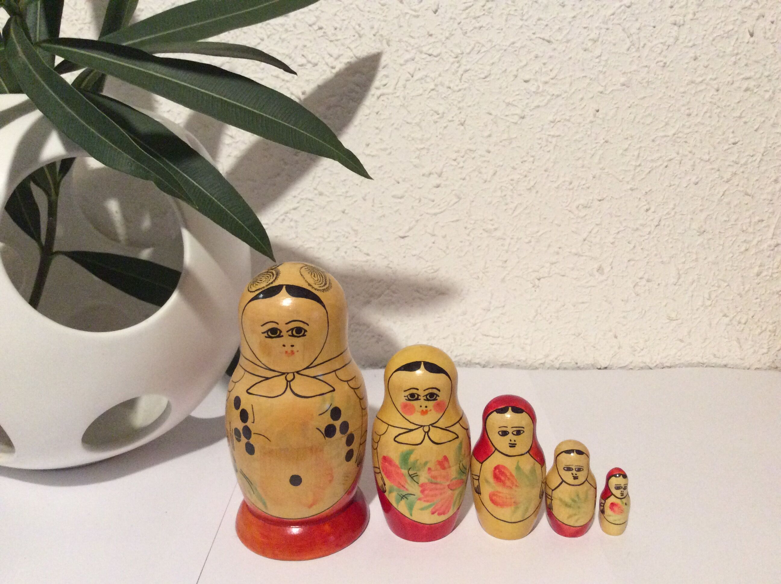 Ancient Russian Matriochka dolls