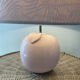 Lamp ceramic apple 80s