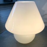 Glass mushroom lamp
