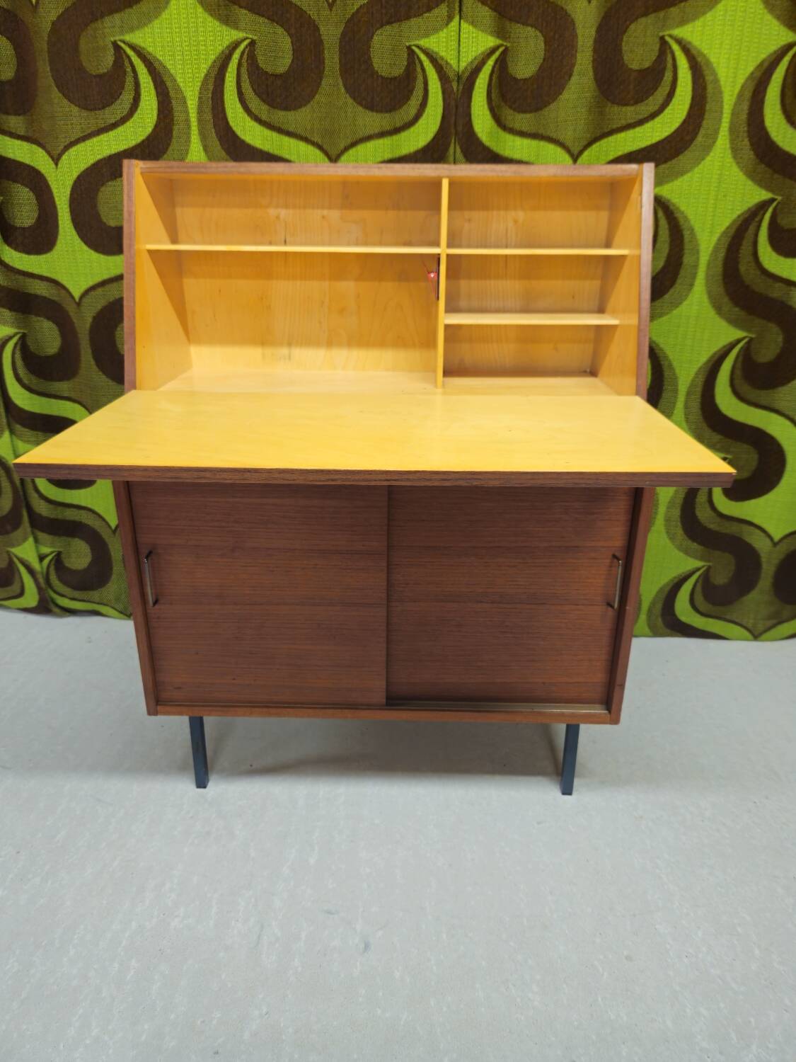 Vintage teak secretary 1970