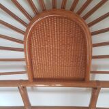 Rattan headboard