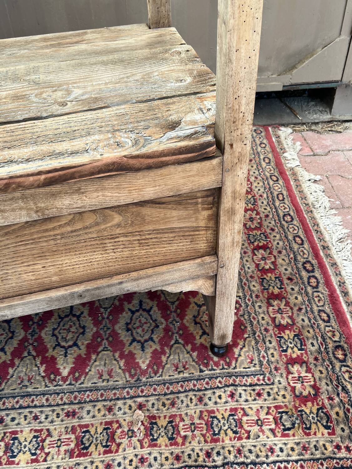 Old wooden bench