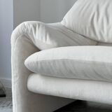 Maralunga 3-seater sofa by Vico Magistretti for Cassina Italy 1973